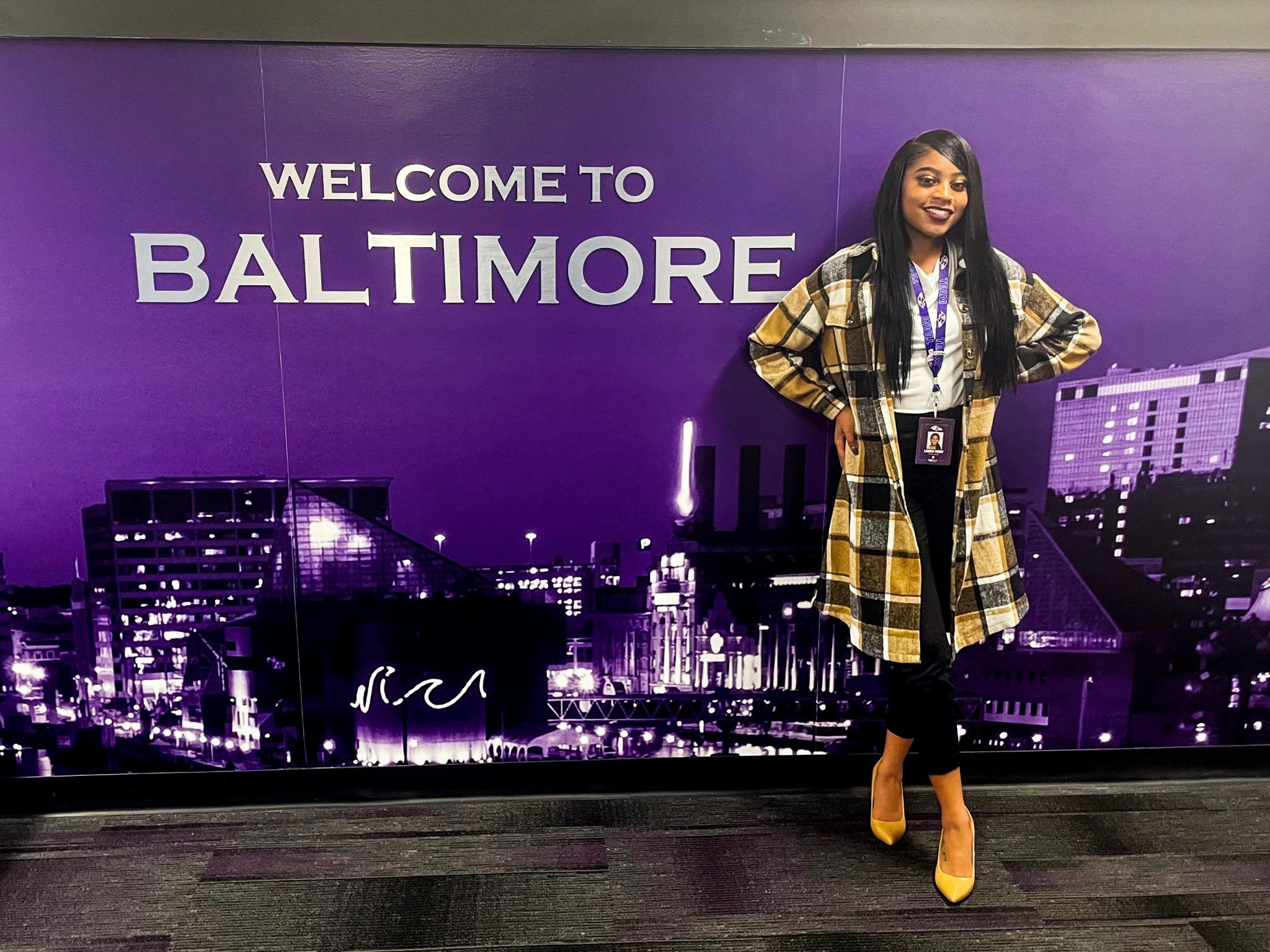 Soaring with the Baltimore Ravens MU, CASE graduate Lauren Purdy